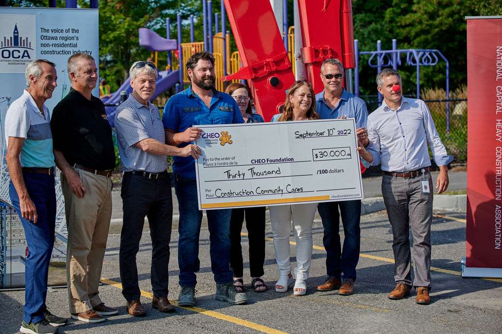 Construction Equipment Parade donates over $30,000 to CHEO and Roger Neilson House