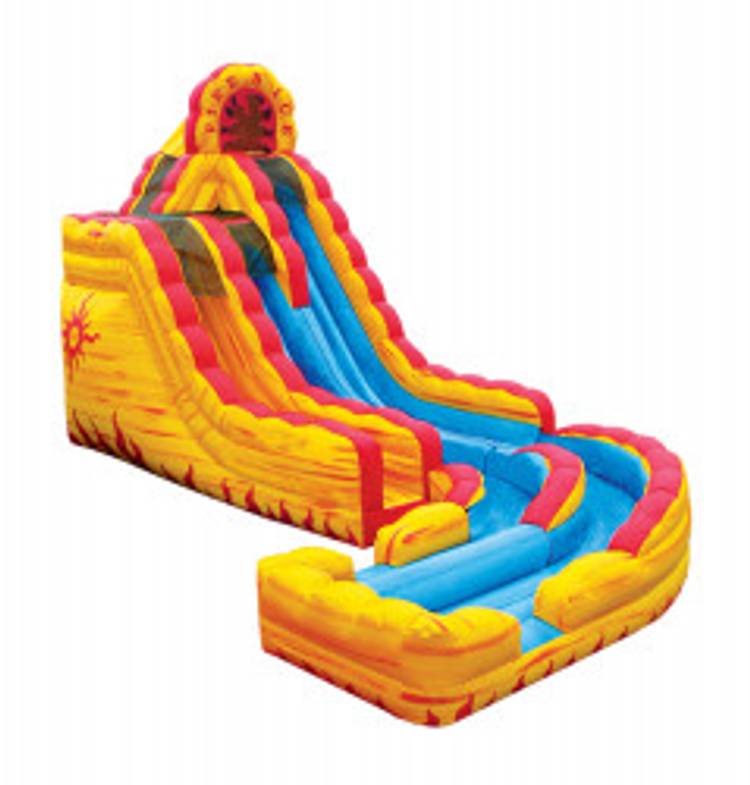 Fire 'N' Ice with Landing Water Slide