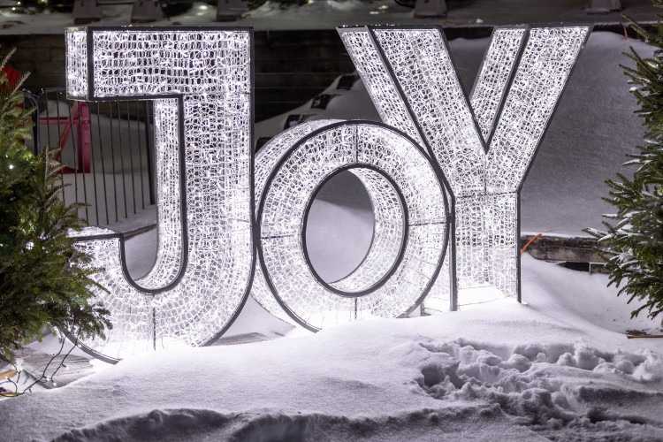 3D Joy Sign