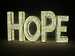 3D Hope Sign