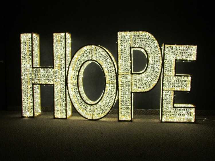 3D Hope Sign
