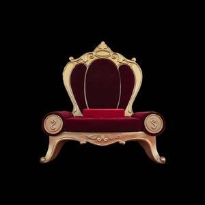 Rococo Red Chair - Fiberglass