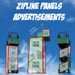 Mobile Zip Line Sponsorship & Advertising 8 Panels