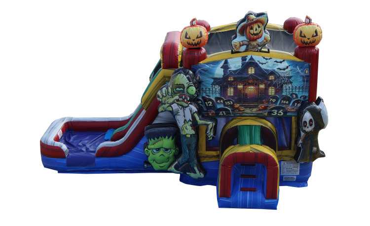 Halloween B&S Wet/Dry Bounce and Slide Combo