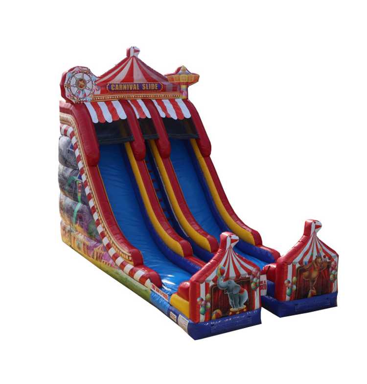 22' Double Lane Carnival Slide