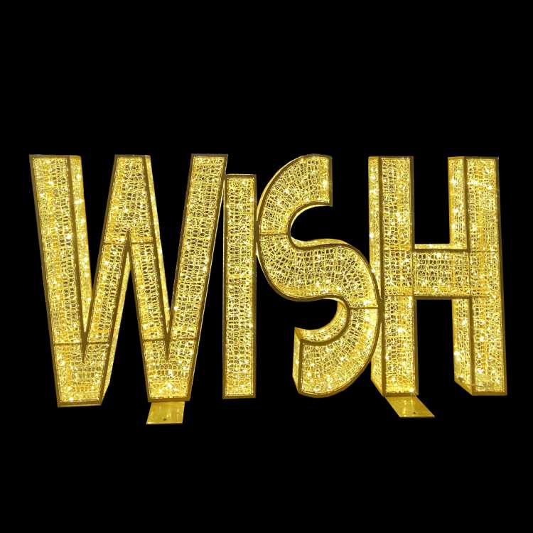 3D Wish Sign - Illumination