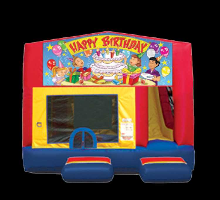 Happy Birthday Bounce & Slide Combo