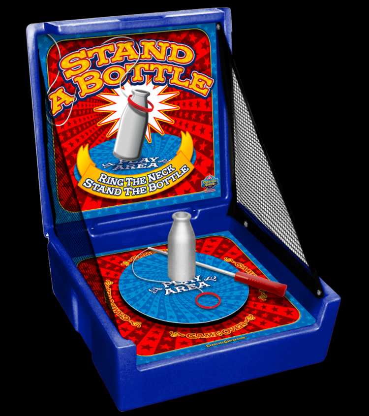 Stand A Bottle Carnival Game