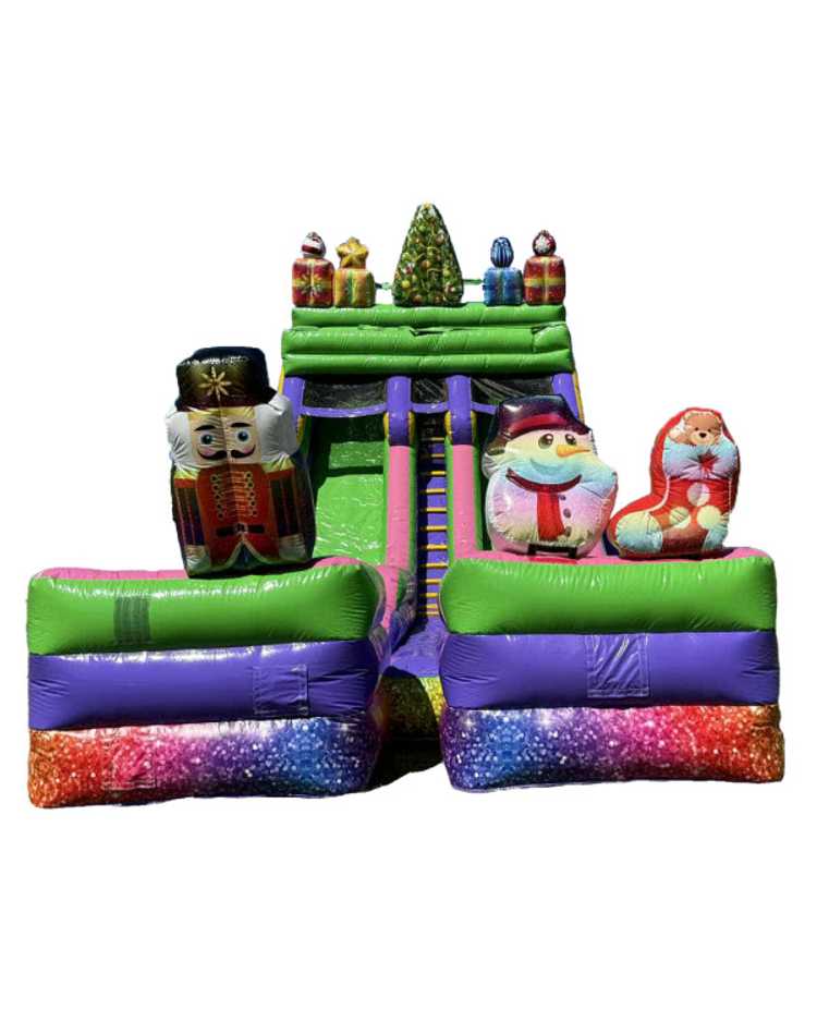 22ft Hybrid Double Lane Wet or Dry Slide