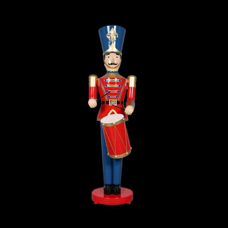 Toy Soldier with Drum - Fiberglass
