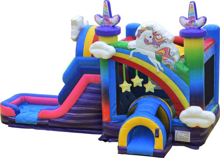 Unicorn Wet/Dry Bounce and Slide Combo