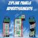 Mobile Zip Line Sponsorship & Advertising 6 Panels