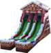 16ft Double Lane Ginger Bread Slide Wet or Dry
