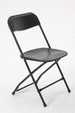 Black Folding Chair