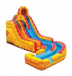 Fire 'N' Ice with Landing Water Slide