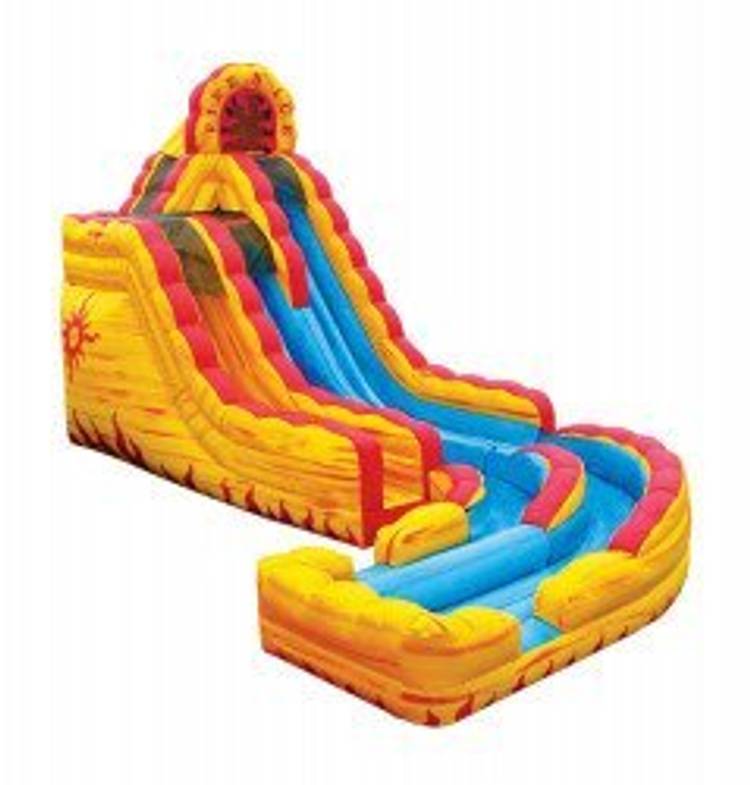 Fire 'N' Ice with Landing Water Slide