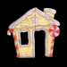 Light Up Gingerbread House Display