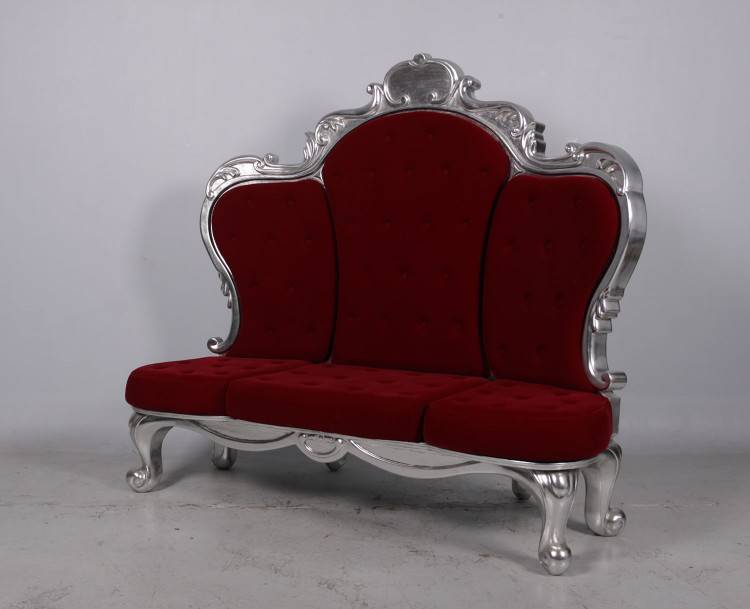Grand Chair - Silver & Red