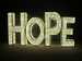 3D Hope Sign