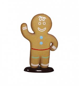 Gingerbread Boy - Fiberglass Gingerbread Boy - Fiberglass