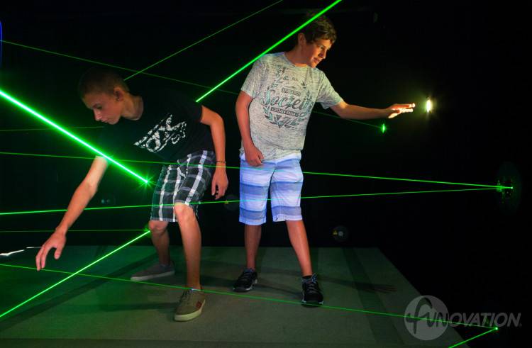 The Vault Laser Maze Challenge