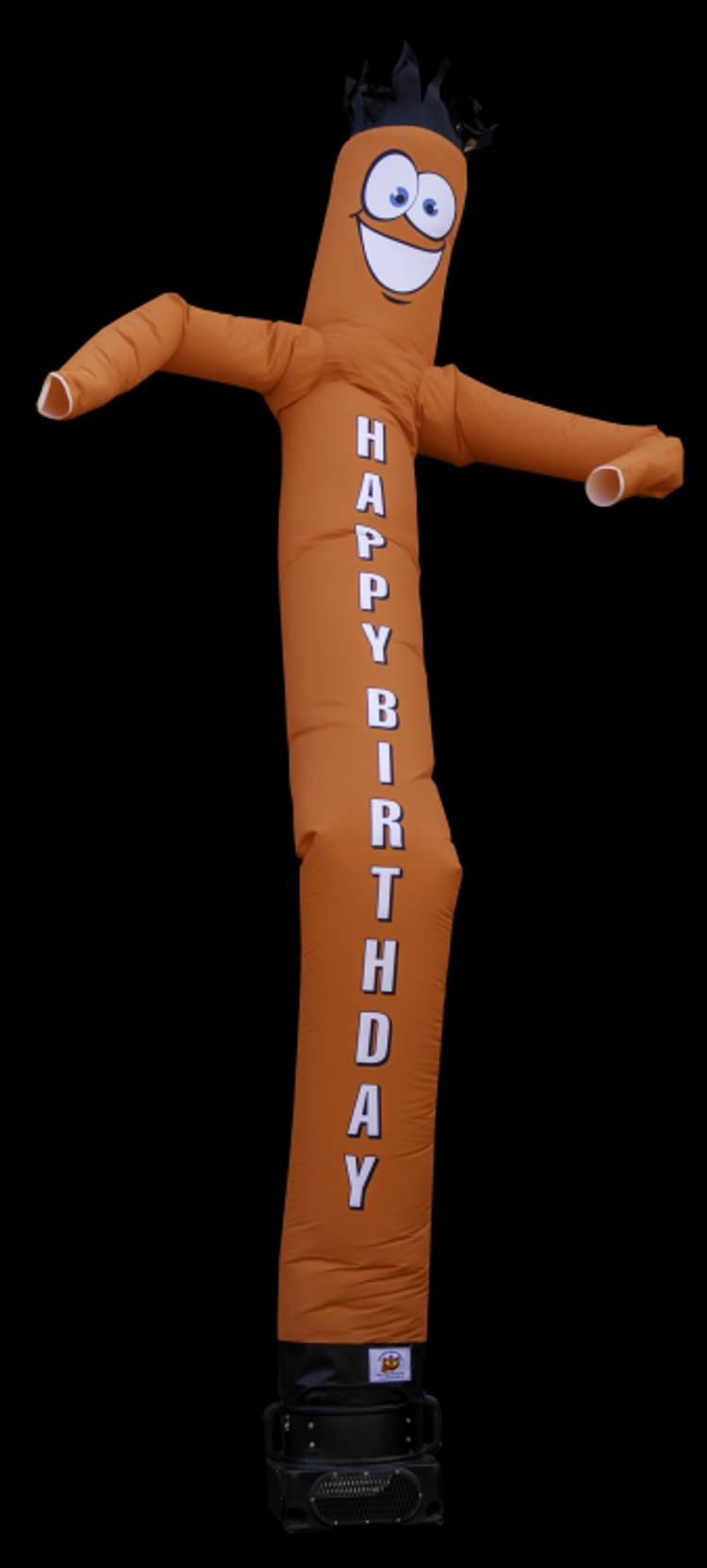 Happy Birthday Orange Air Dancer