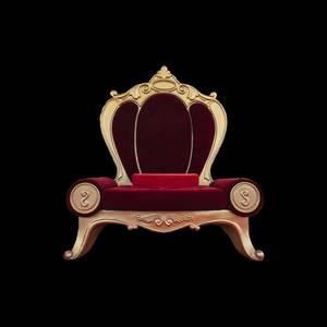 Rococo Red Chair - Fiberglass