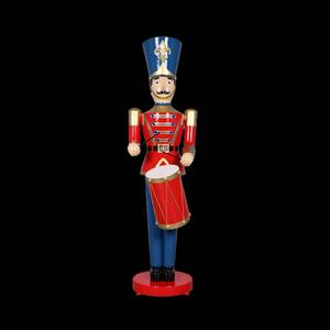 Toy Soldier with Drum - Fiberglass Toy Soldier with Drum - Fiberglass