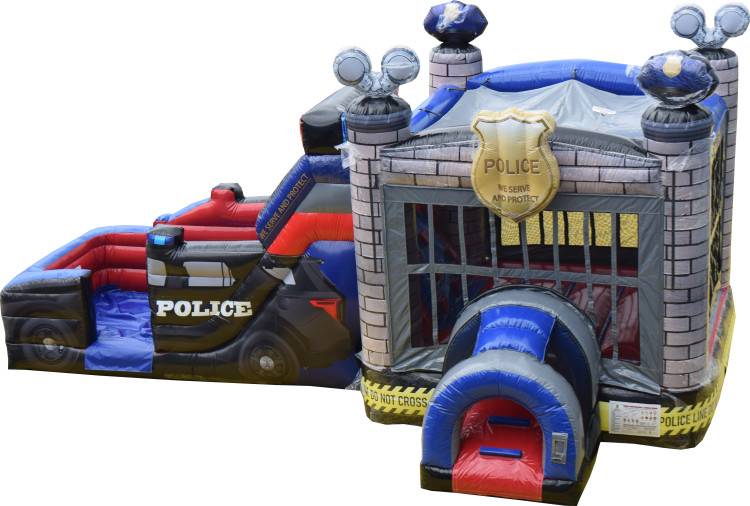 Police Wet/ Dry Bounce and Slide Combo