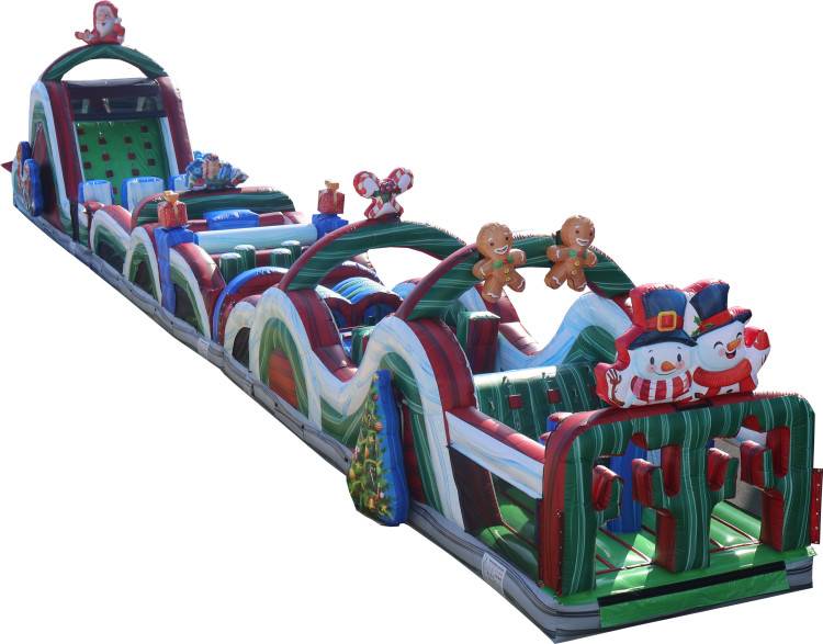 95' Christmas Radical Run Obstacle Course