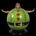 Elf Ball Photo Prop - Fiberglass Elf Ball Photo Prop - Fiberglass