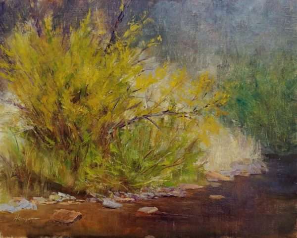 Golden Days, 8x10, oil on linen, © Nelia Harper